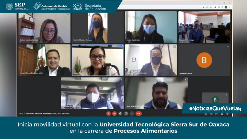 Inicia movilidad virtual con la UT Sierra Sur de Oaxaca en la carrera de Procesos Alimentarios
